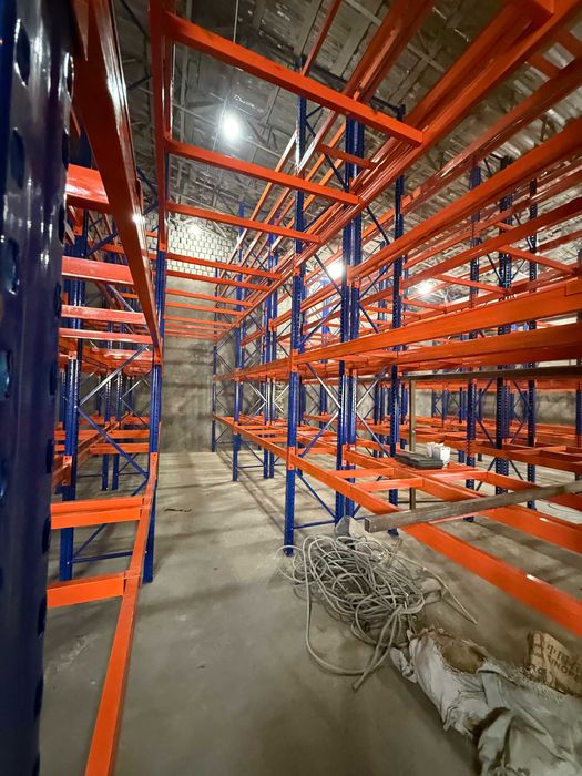 Полочные стеллажи для склада (ombor uchun stellajlar, stilaj, metal)