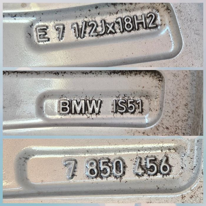 Jante Roti BMW X1 F48 X2 F39 M pachet / echipare iarna 225 50 18 Pirelli Winter Runflat cu steluță / profil 6 mm DOT 2021