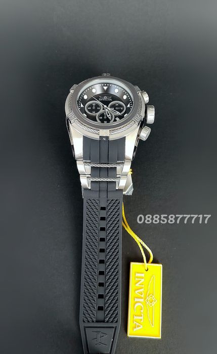 INVICTA Bolt Zeus Silver 53 mm, Инвикта нов ръчен часовник