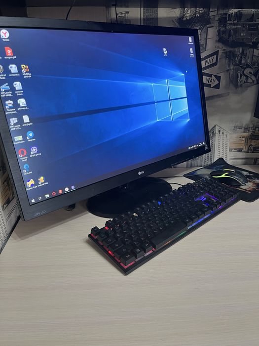 Срочно продается Игровой компьютер с монитором