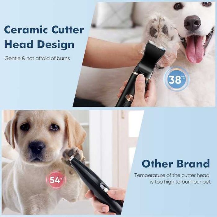 Машинка за подстригване на кучета, котки, лапи, очи, уши, лице, тяло