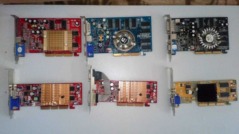 Процессоры рабочие под сокет 775, 478, 462 Видеокарты AGP: 500 тг ...