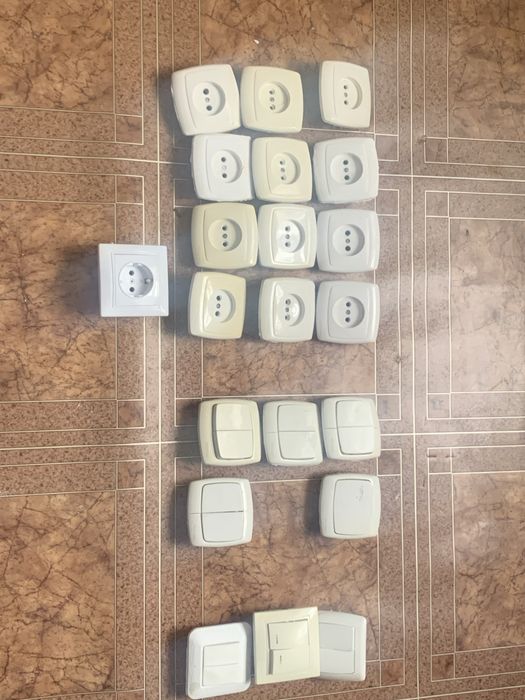 Розетки выключатели