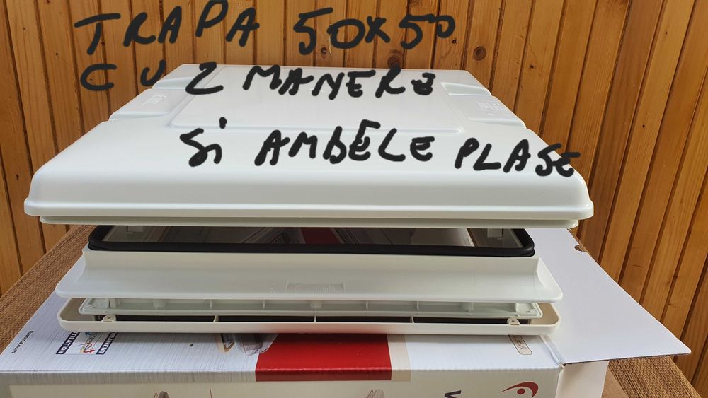 Trape (ferestre de tavan) pentru rulote, autorulote, etc