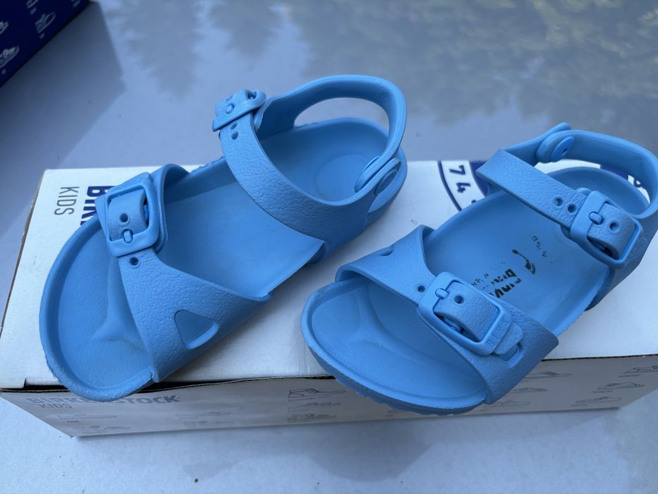 Sandale birkenstock albastre