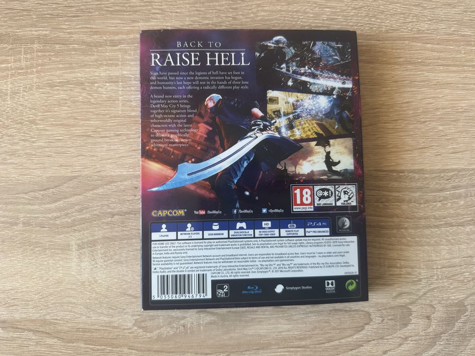 [PS4] Devil May Cry 5 със steelbook