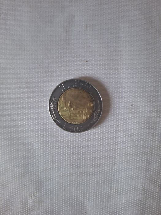 Moneda veche 500 lire Italiene