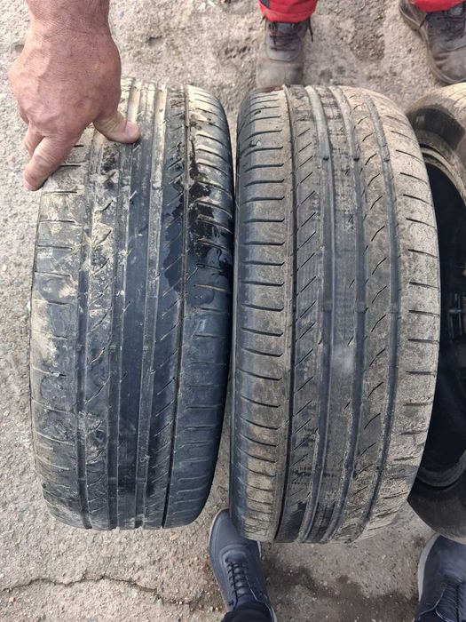 Ляти джанти 19ки Нисан кашкай с гумите 225/45/19  Continental 6mm.