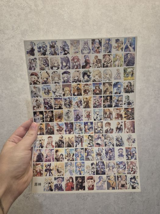 Раскраска Genshin Impact