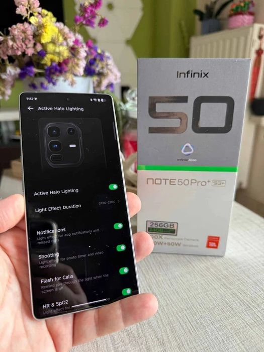 Infinix Note 50 Pro+ 5G 12GB RAM / 256GB – Ca Nou, Full Box, Dual SIM