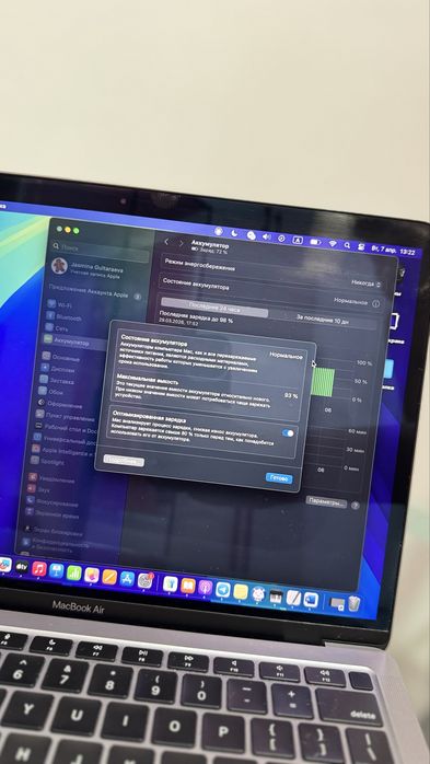 Мадбук Айр 256гб