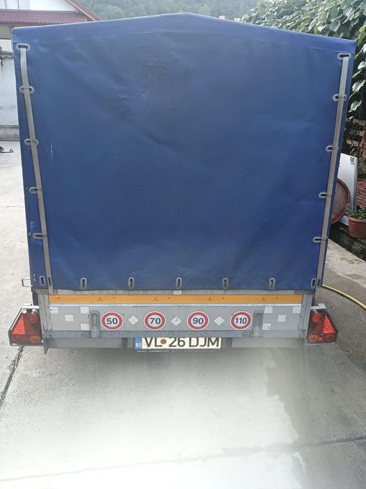Remorca de vânzare 750 kg axa dubla
