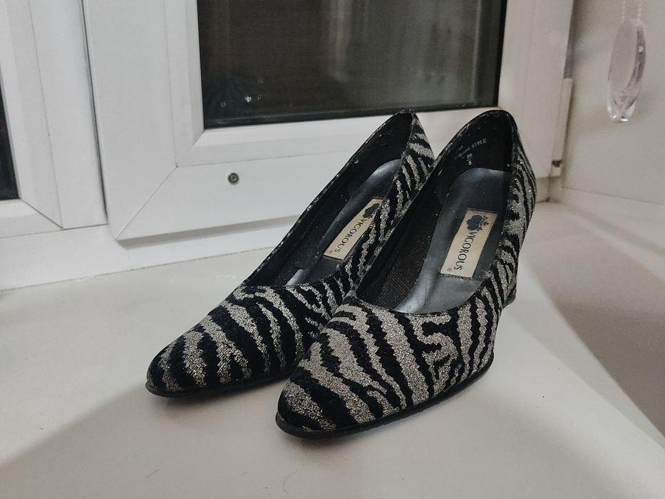 Винтажные подкрадули, туфли.