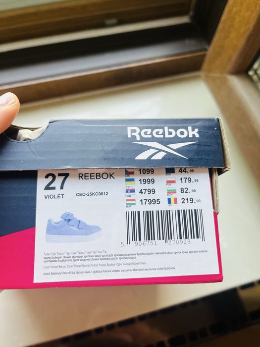 Reebok Маратонки/ кецове с панделка