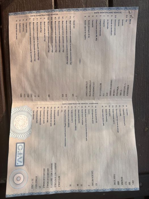 Can Am Outlander 570 16 ani