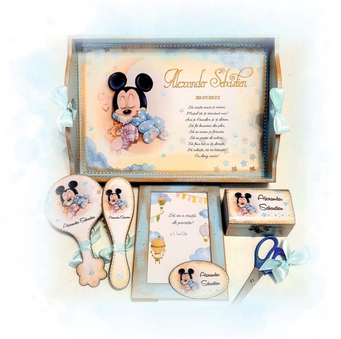 Set personalizat pentru taierea motului, 6 piese