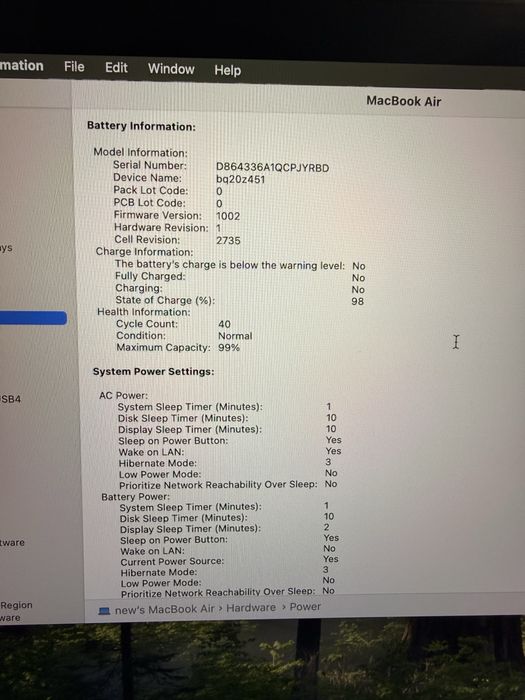 Macbook M1 100%sanatate baterie, in garantie pana in noiembrie 2026