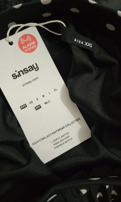 Fusta lunga neagra marime 2XS