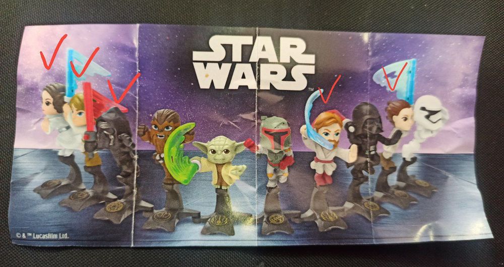 Kinder Star wars Звёздные войны