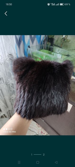 Норковая шапка13т