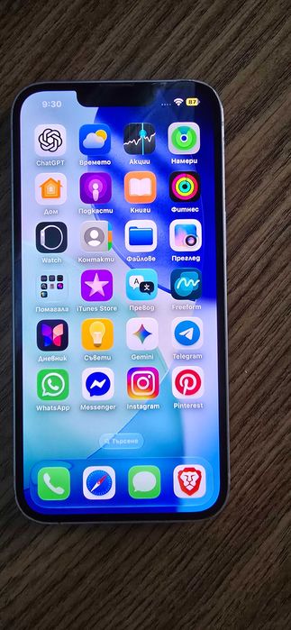 iPhone 13 - 128 GB  Pink - като нов, батерия - над 90 процента, от първи собственик