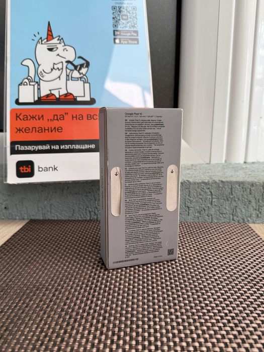 НЕРАЗПЕЧАТАН! Google Pixel 10 Лизинг от 55лв/м 128Gb Obsidian 12Gb Ram