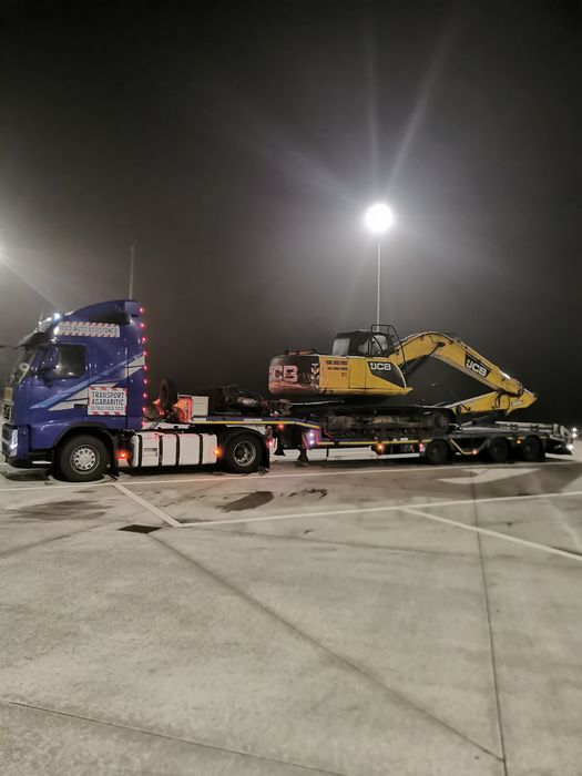 Transport Trailer, Agabaritic, Transport utilaje grele, combina, excavatoare, buldoexcavatoare