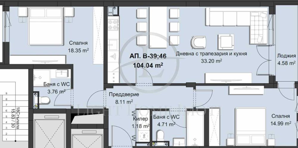 Продава се Тристаен апартамент в Пловдив, Христо Смирненски - 184 кв.м за 585 €/кв.м - Снимка #4