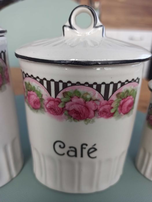 Френски винтидж керамични буркани