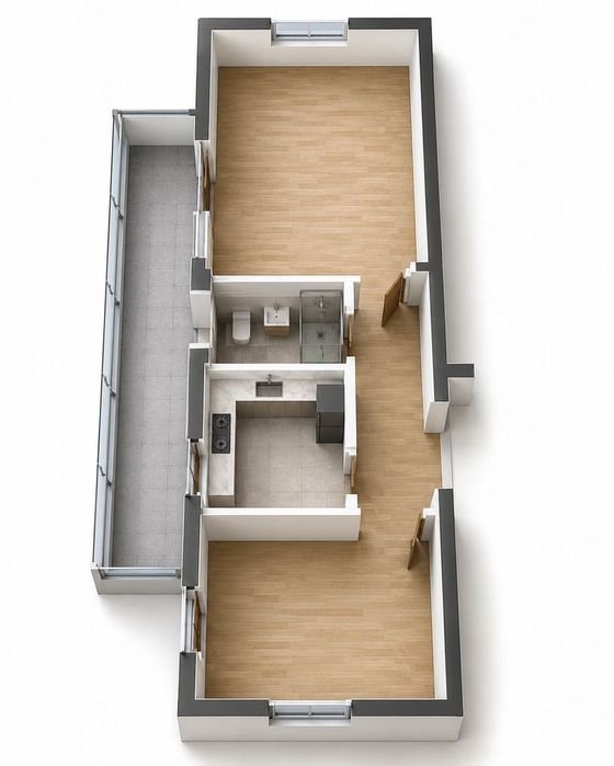 Apartament 2 camere Copou – 56 mp• Geam la baie • Comision 0%