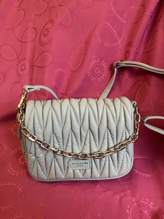 Сладка светлосиня дамска чанта