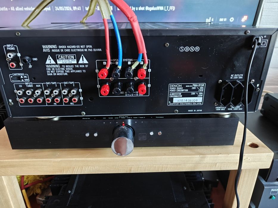 Denon pma 915r amplificator audio, statie  ,sunet bun