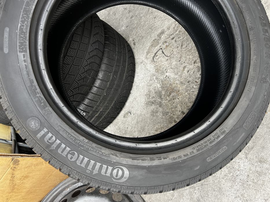 4 anvelope iarna ca NOI 255/50/19 , Continental , RunFlat ,  7.7 mm !