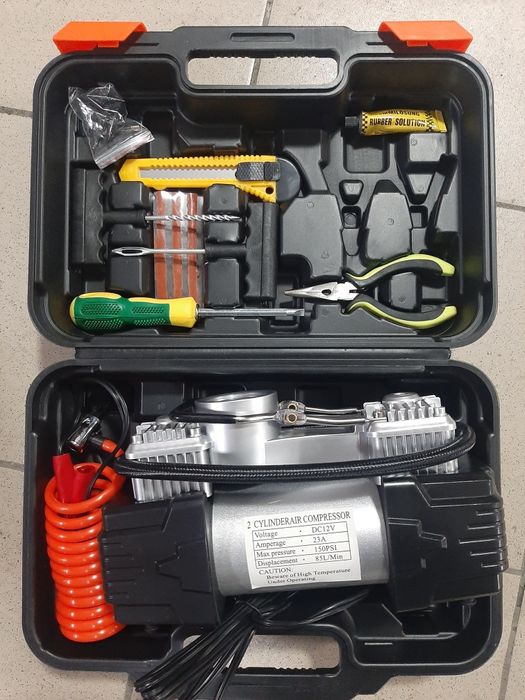 Насос подкачки в чемодане