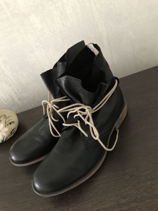 Ботинки демисезонные кожа 39 р.
