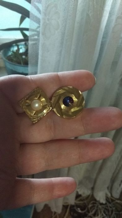 Запонки продам, аметистовые