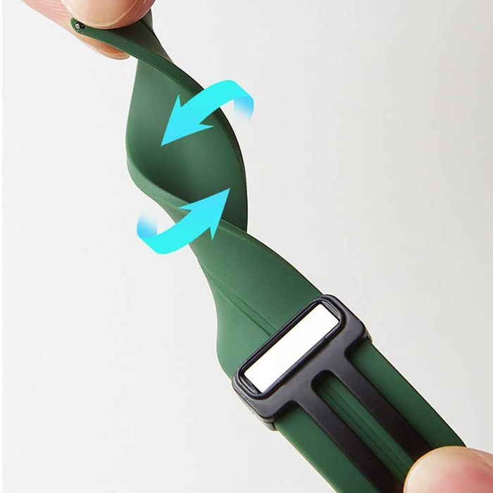 Силиконова каишка с магнитна закопчалка за Samsung/Huawei/Amazfit и др