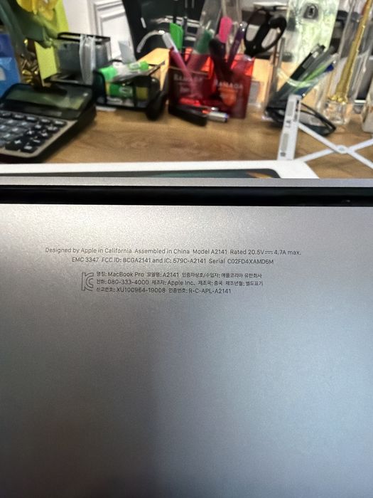 MacBook Pro 16 inch 2019 16/512gb
