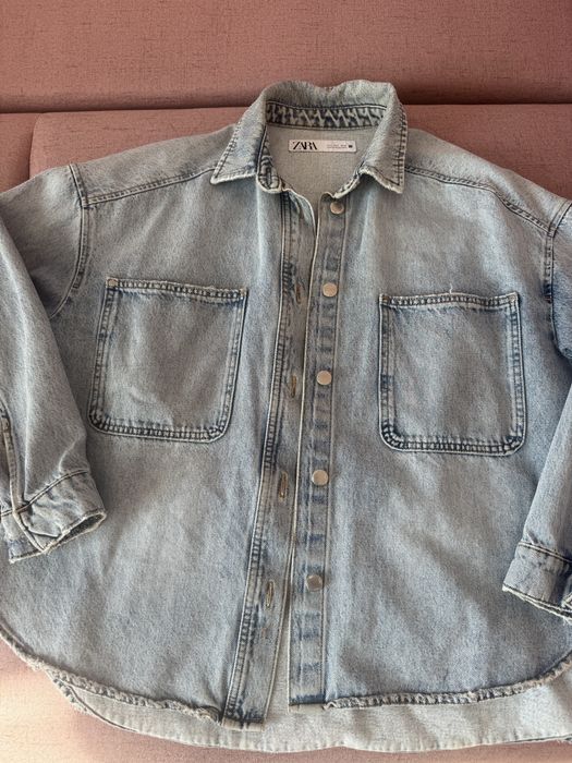 Джинсовая рубашка Zara