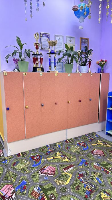 Шкаф для одежды мебель для детского сада