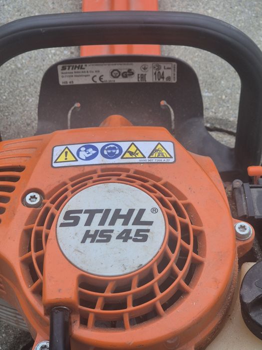 Mașină de tuns gard viu stihl hs 45