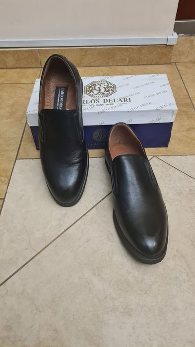 Кожаные туфли, новые, 39 р