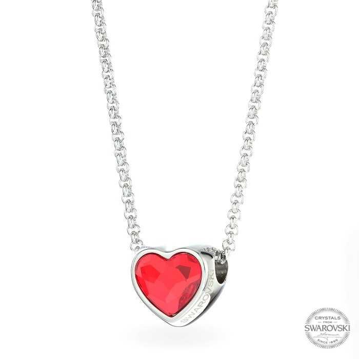 Дамско Колие със Сърце Сваровски/Swarovski