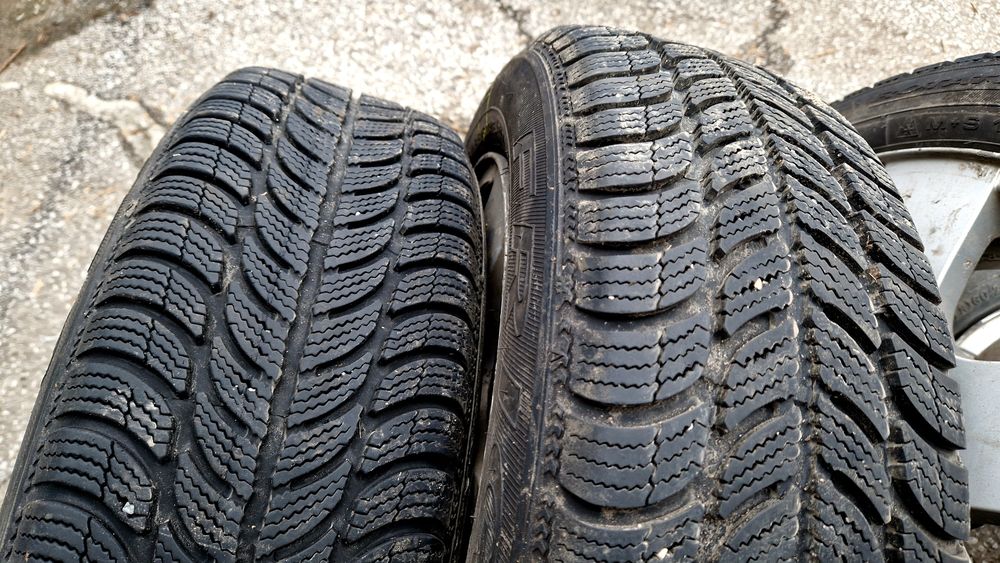 VW 15 5х100 лети джанти Фолксваген Поло. 185/60/15 зимни гуми 7мм