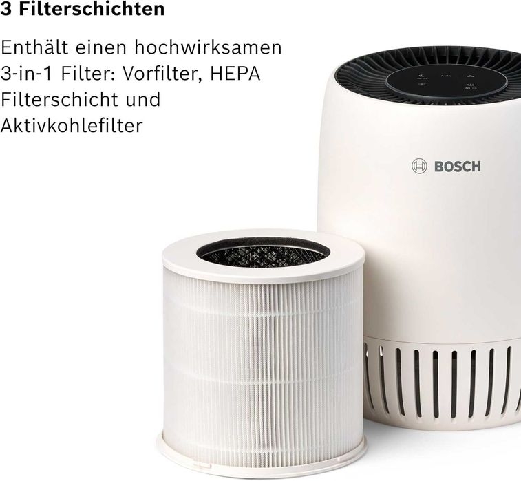 Purificator aer Bosch Air 1000 CADR 100 m3/h, HEPA H13 + carbon activ