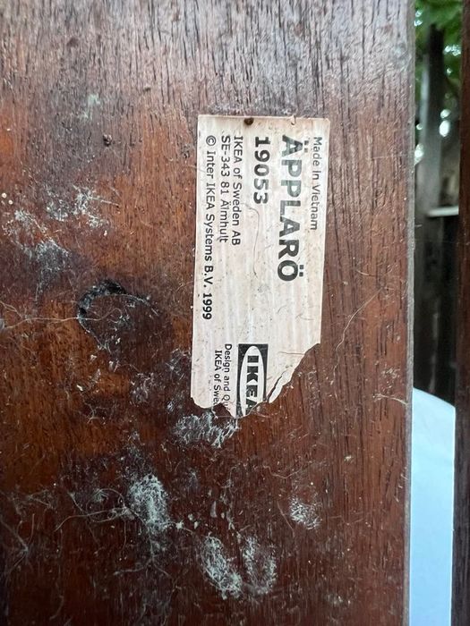 Градинска маса с пейка и два стола ИКЕА