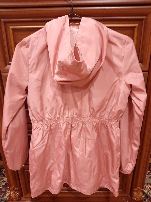 Плащь для девочек. Пальто кожа на меху.Турция