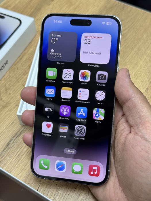  iPhone 14pro max 5G 512gb ru/a EAC silver в идеальном сост.