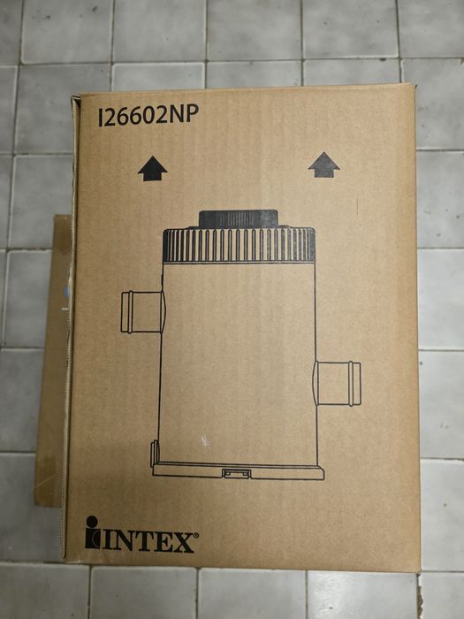 Надуваем басейн INTEX Easy Set, 305 х 76 см.