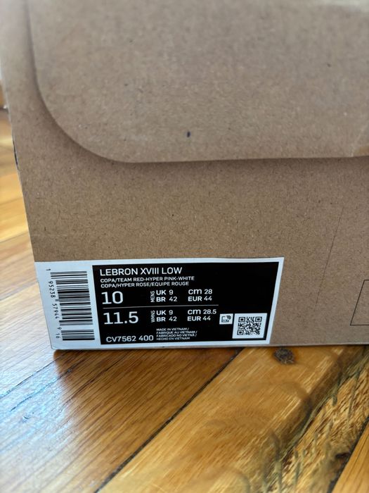 Nike LeBron XVIII Low – 44 номер – Чисто нови